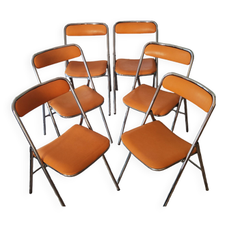 Set of 6 Souvignet chairs