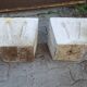 PaIrène of canic planters in vintage cement 1960/70