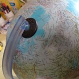 World map lamp