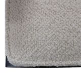 Mid Modern Ettore Sottsass Lodge Italian Black Metal and Wool Chairs, Set of Six