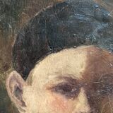 Antique oil on canvas frame, baroque gilded wood frame