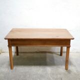 Table à manger de ferme, vintage en bois