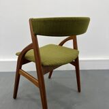 Scandinavian teak  chairs, set of 3, 1970 s