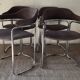 Series of 4 Italian armchairs by Otto Gerdau 1970s