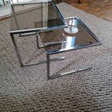 Pair of small tables gigognes