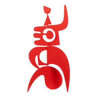 Antonine de Saint Pierre. Red “Anna” sculpture. Contemporary.