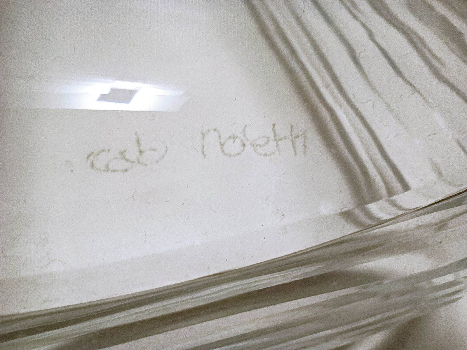 Rectangular Transparent Murano Glass Vase by Carlo Moretti, Signed, Italy 1990s