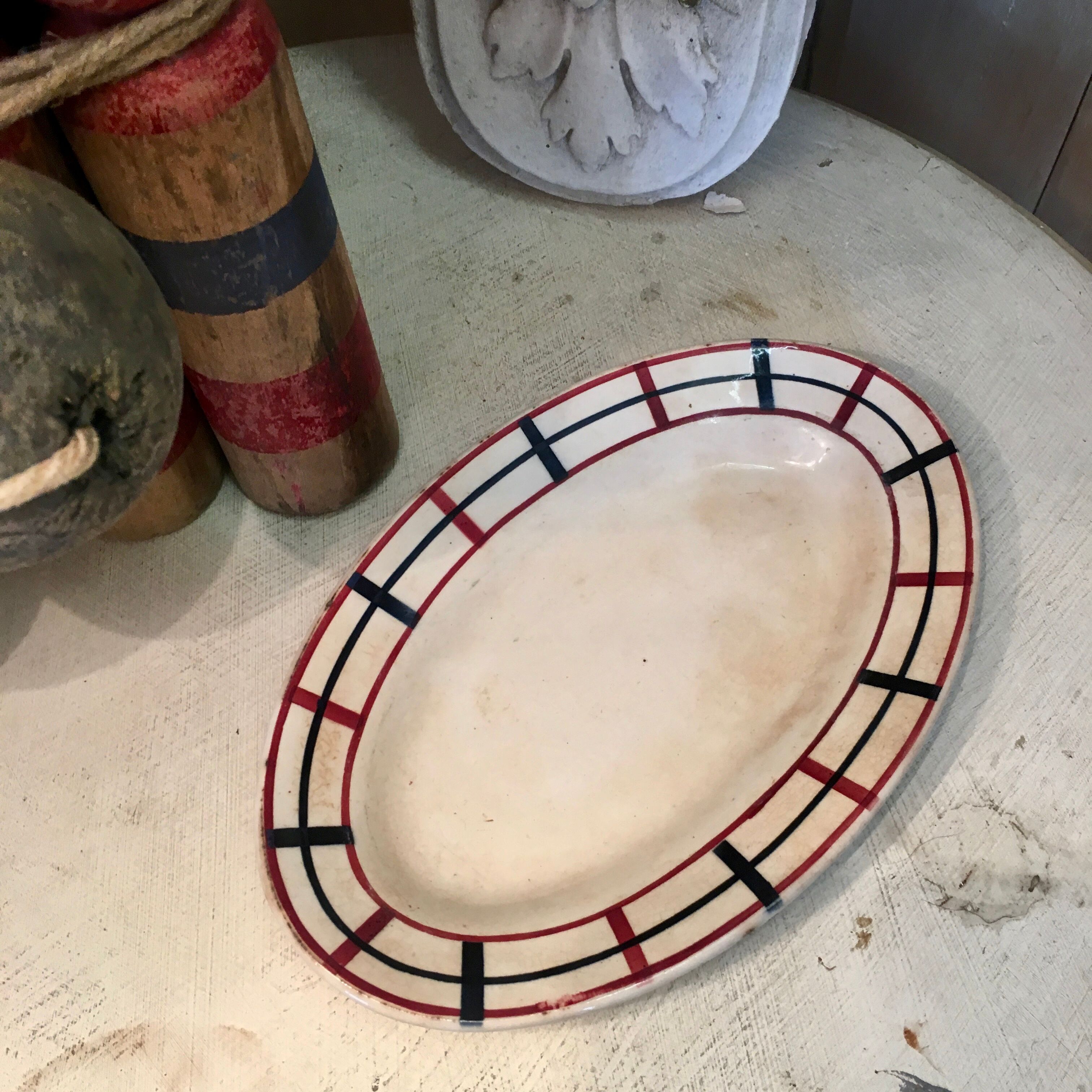 Former dish in earthenware Basque earthenware Saint - Amand Dinois