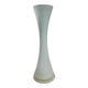 Single-stem vase in white opaline glass