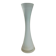 Single-stem vase in white opaline glass
