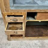 Old oak restaurant bar counter from the early 20th century