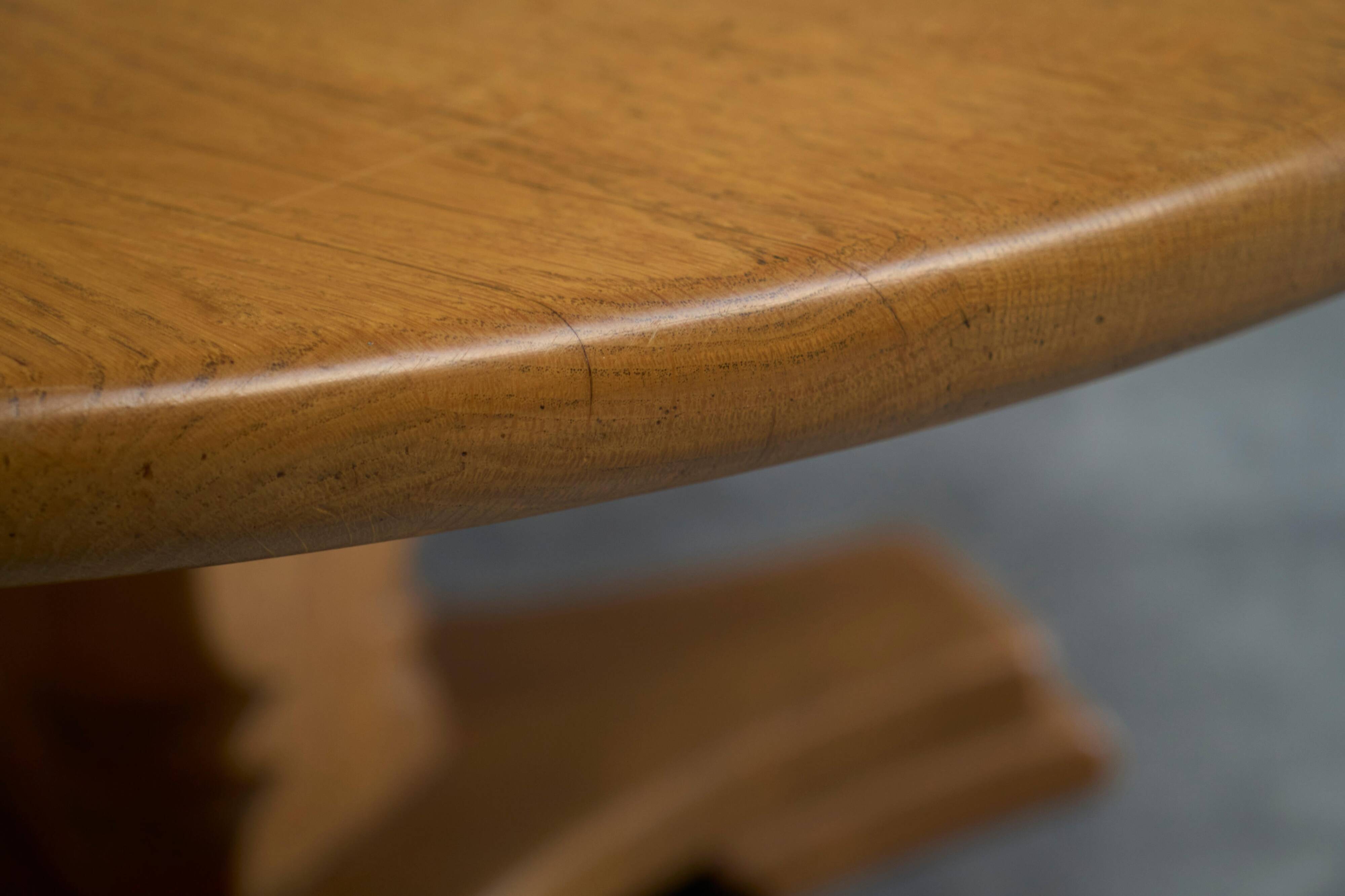 'Siegfried' coffee table by Abraham Sprij, solid oak, 1960s.