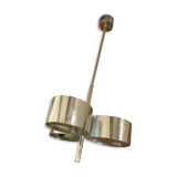 Chrome chandelier vintage with 3 branches