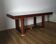 Table architecturale style Art Déco & tiroirs secrets (1970)