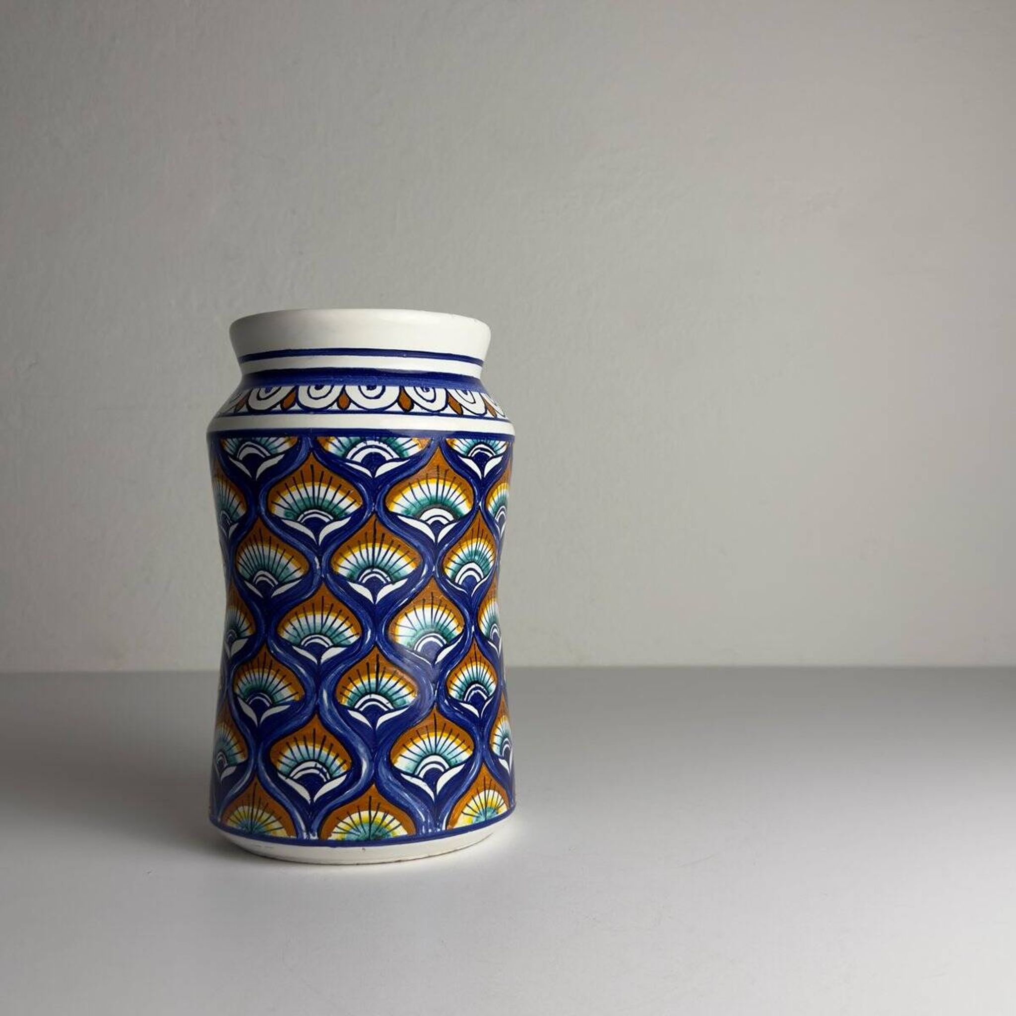 Vintage ceramic vase, Italy, 1971