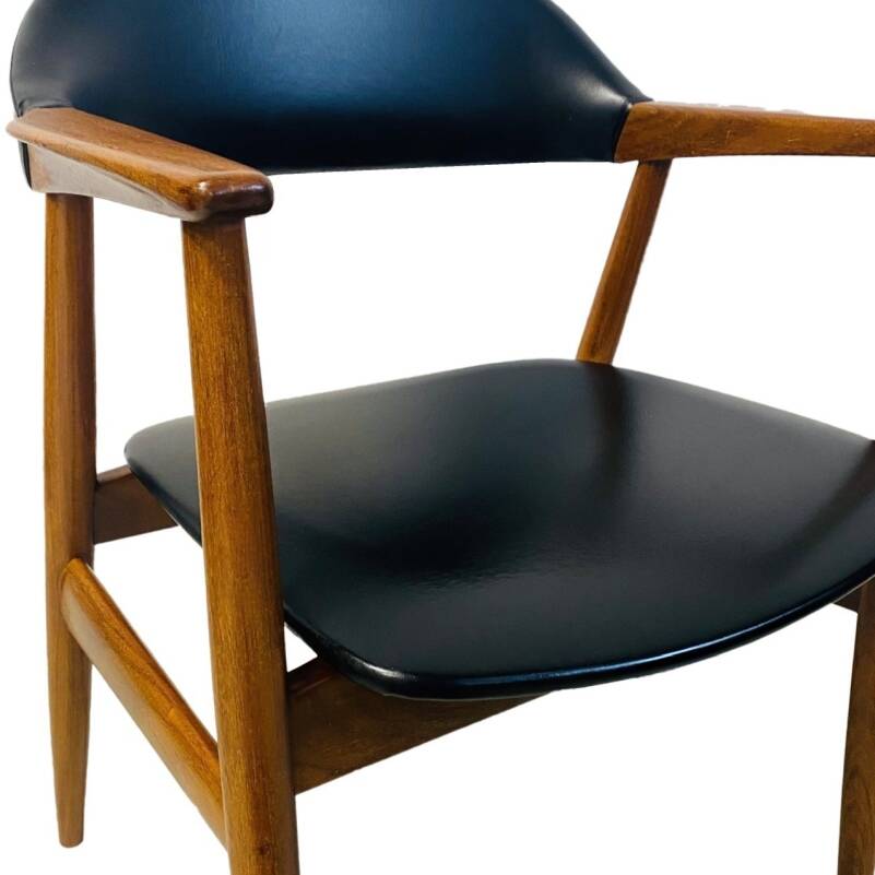 Vintage danish design cow horn chair mahjongg midcentury 1960s