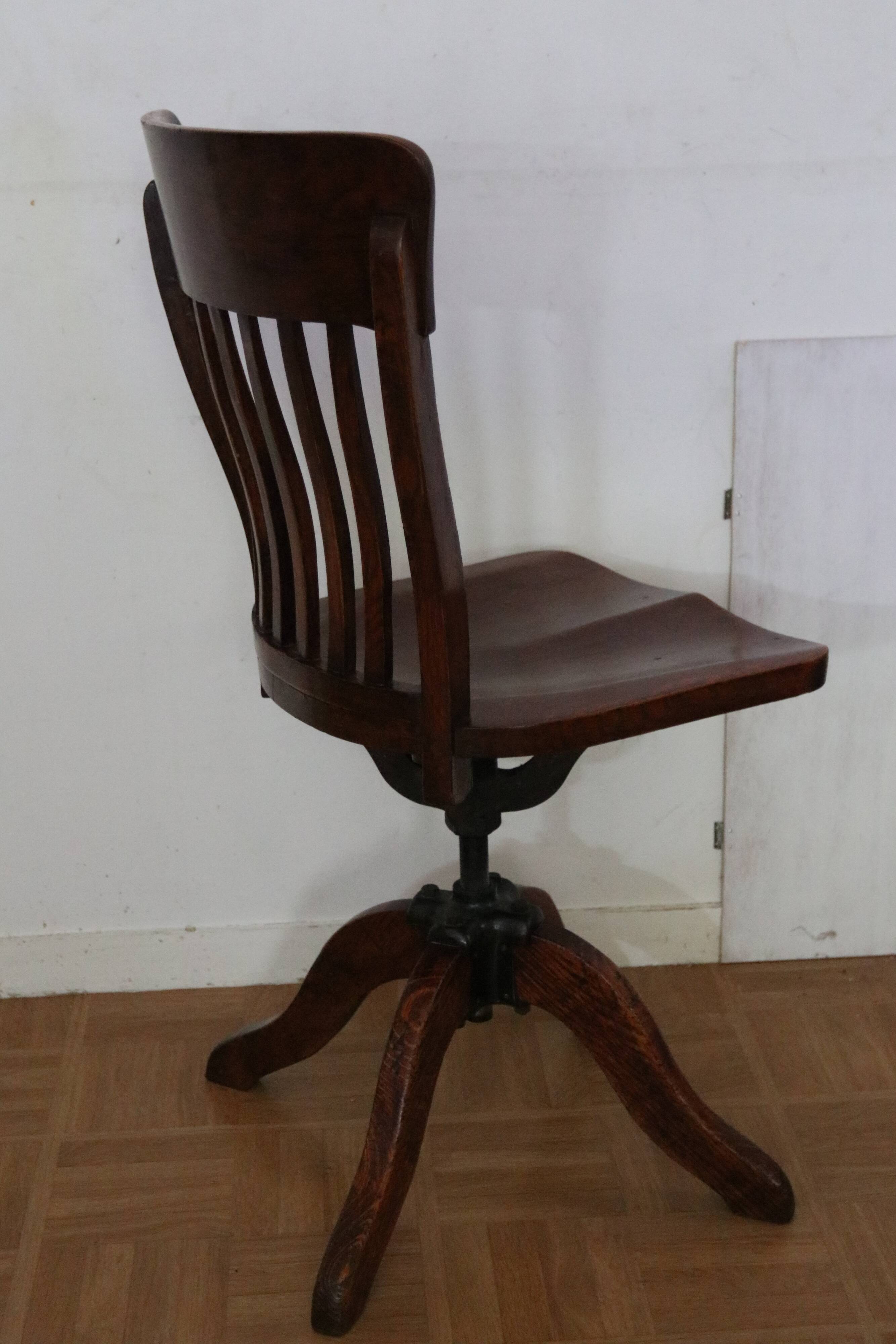 Old American wooden chair