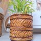 Wicker plant pot