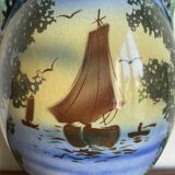 Gustave Bihl Czechoslovakia vase with 2 Art Nouveau handles