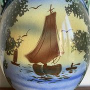Vase Gustave bihl Tchécoslovaquie avec 2 anses art nouveau