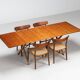 Hans Wegner model AT-309 dining table in teak Andreas Tuck Denmark 1952