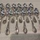12 silver-plated coffee spoons by Christofle Marly, 13.6 cm