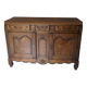 Antique Louis XV style sideboard in oak and walnut – 19th century / Early