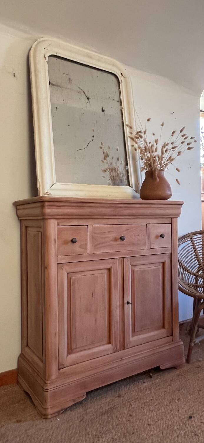 Renovated solid wood entrance console