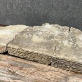 Three medieval stones entirely carved on the edge
