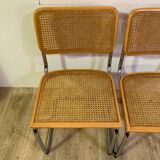 Lot of 2 chairs Cesca by Marcel Breuer