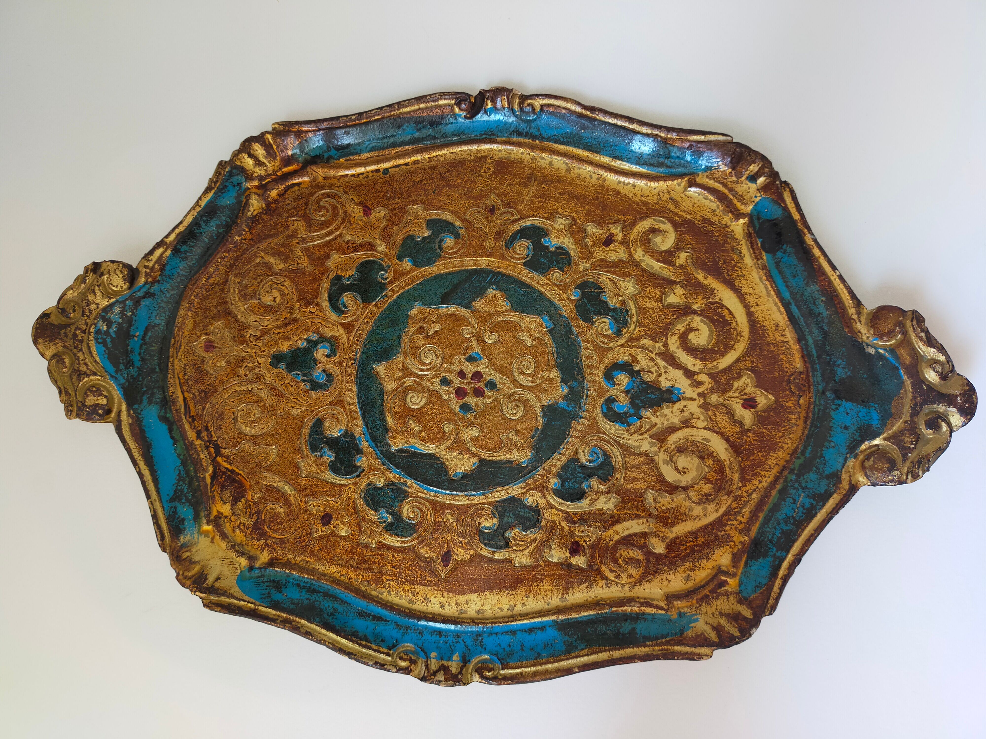 Painted Venetian tray