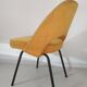 Chaise en velours Eero Saarinen édition Knoll 1950