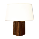 Brutalist brass table lamp