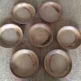 7 hollow stoneware plates