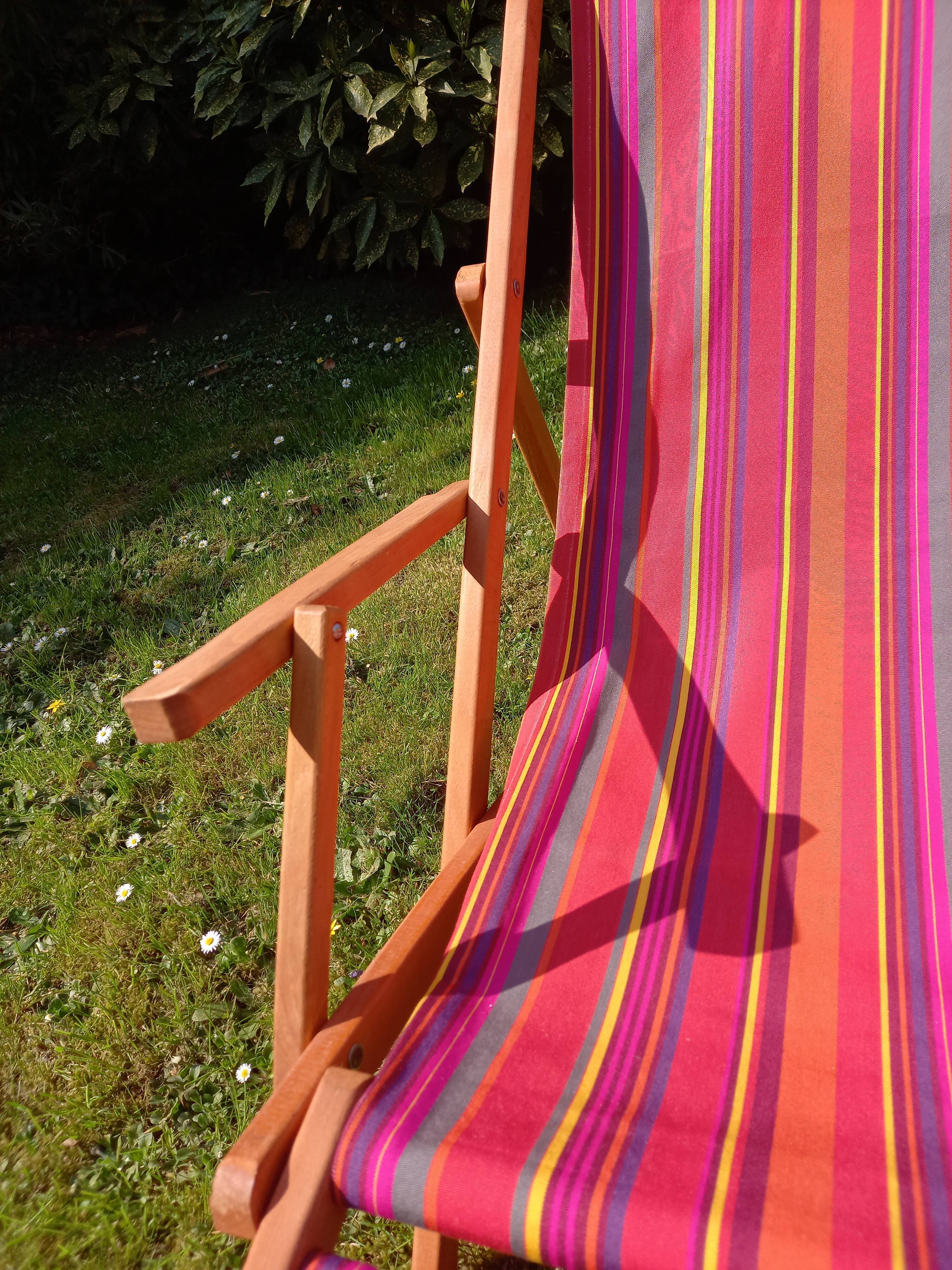 Restored deckchair