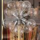 Sputnik floor lamp brass