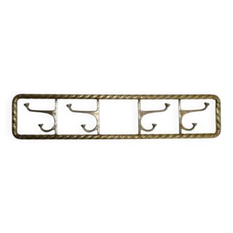 Art deco brass coat rack, 1950s, Vintage, Mid-Century, Austria
