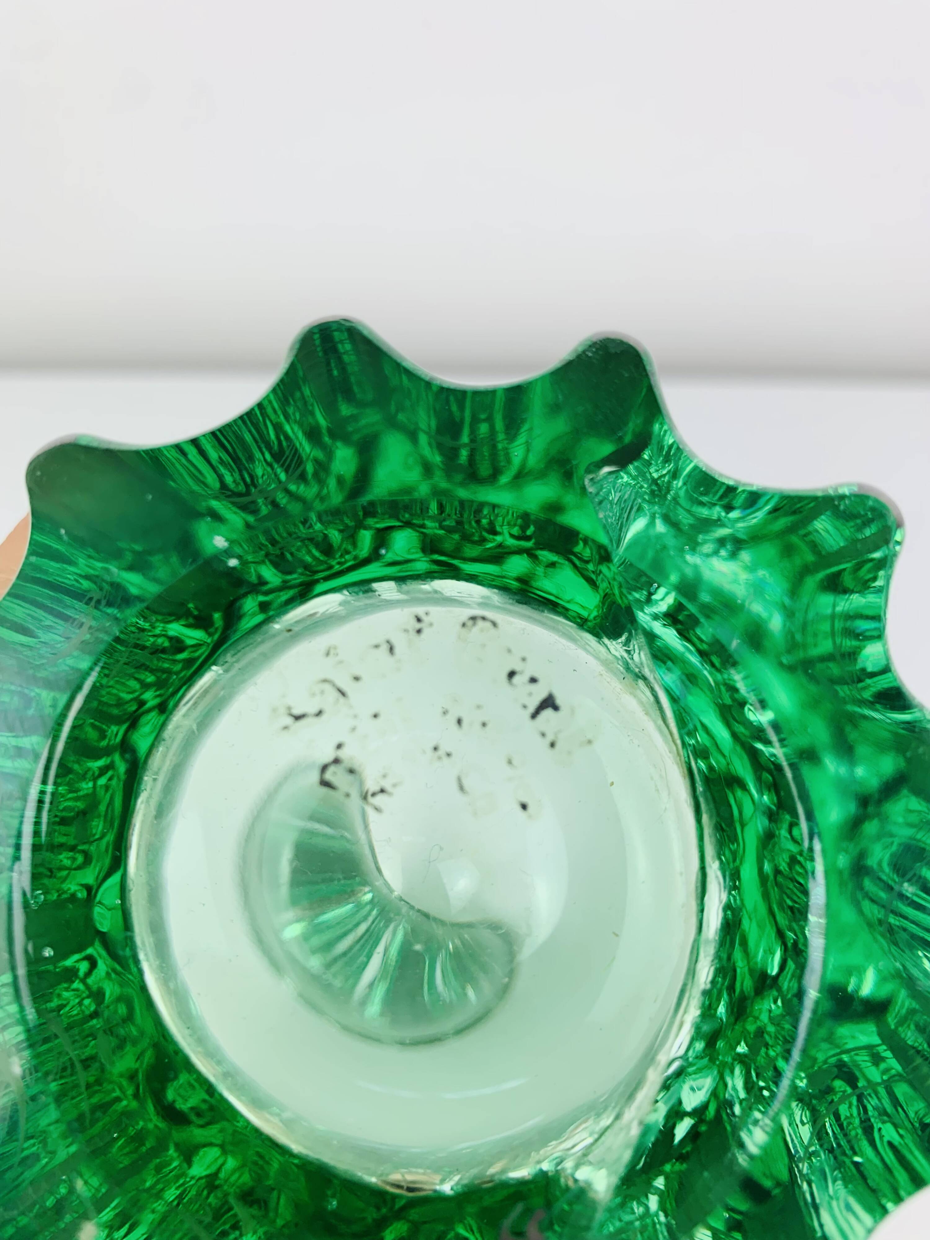 Art Deco vase by Pierre D'Avesn, silver decoration by Atelier Saint Graal.