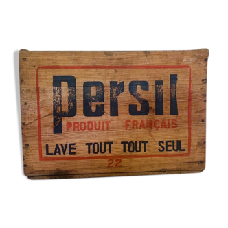 Advertising wooden box - Parsley - Vintage - Year 40-50 years