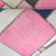 2x5 Pink & Blue Contemporary Kilim Runner Rug, 68x155Cm