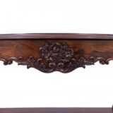 Rosewood console, France, circa 1890. After renovation.
