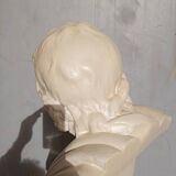 Voltaire bust in plaster 60cm th mid 20th century