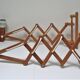Paire d'appliques bois extensibles design scandinave vintage