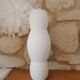 Vase blanc long