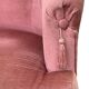 Pink velvet toad armchair 1970
