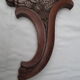 Deco wooden pediment