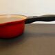 Series of 3 cast iron Le Creuset saucepans