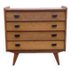 Vintage commode from the 1960s with tapered legs.