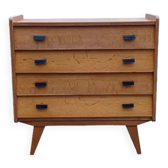 1960s vintage chest of drawers with compass legs