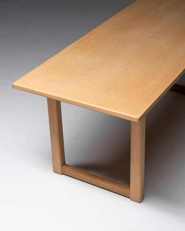Table basse en chêne, Carl Malmsten, années 1960, Suède